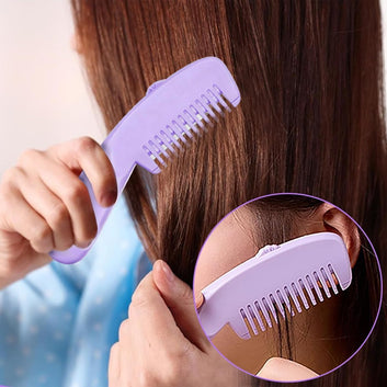 3-in-1 Hair Cutting Comb with Built-In Razor
